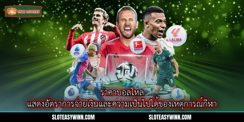 ราคาบอลไหล - อัตราเดิมพันบอลออนไลน์ยอดนิยม ปี 2026 2 ราคาบอลไหล แสดงอัตราการจ่ายเงินและความเป็นไปได้ของเหตุการณ์กีฬา